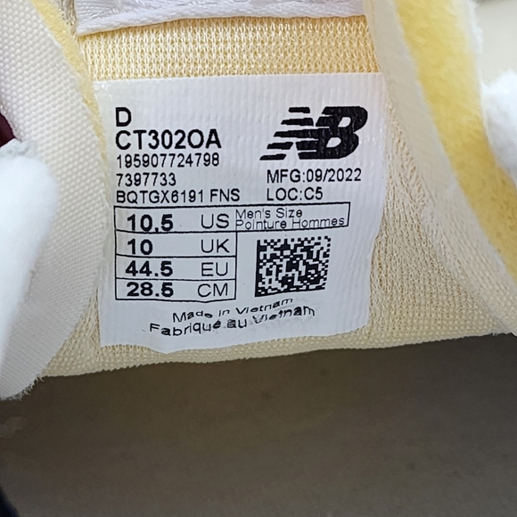 New Balance Unisex The Intelligent Choice CT302 Lace Up Sneakers - 10.5 - Picture 6 of 9